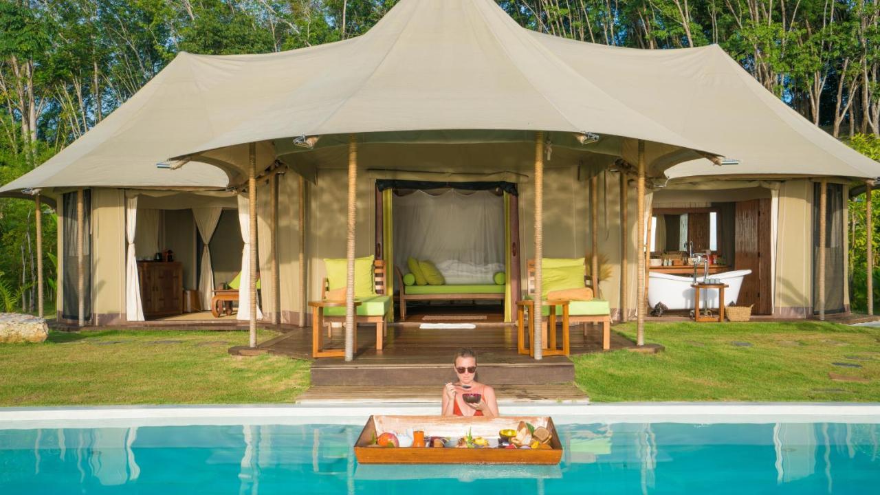 9 Hornbills Tented Camp (Adults Only) Koh Yao Yai Eksteriør billede