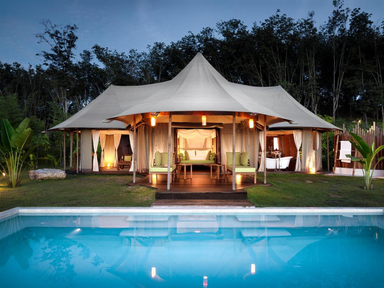 9 Hornbills Tented Camp (Adults Only) Koh Yao Yai Eksteriør billede